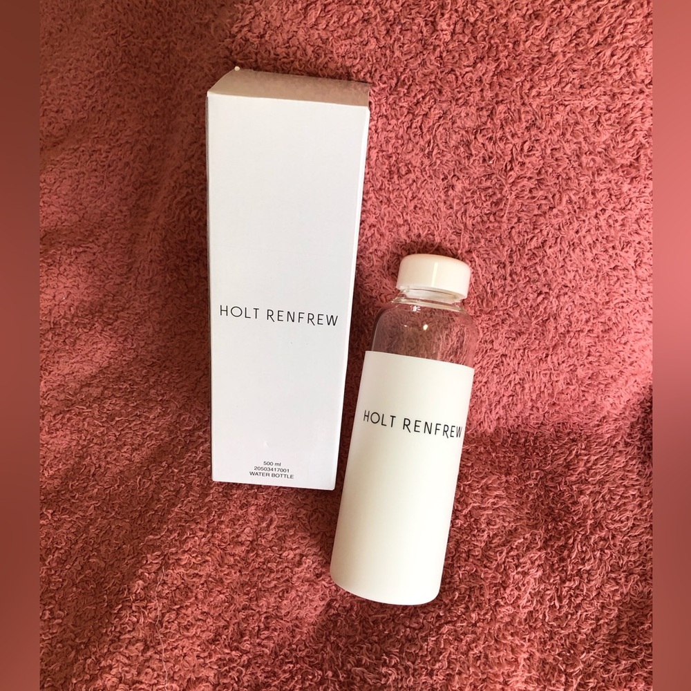 Holt Renfrew White Minimalist Water Bottle